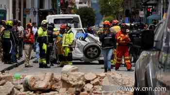 A magnitude 6.8 earthquake shook multiple cities in Ecuador