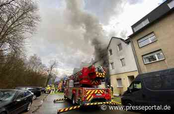 FW-RE: Kellerbrand - keine verletzten Personen - Bewohner rettet zwei Hunde