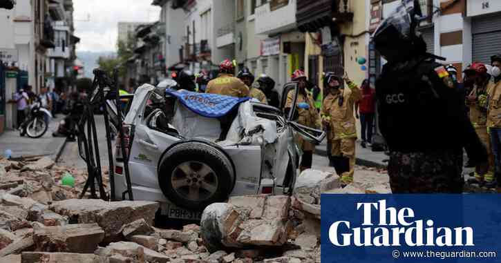 Deaths reported after strong earthquake hits Ecuador and northern Peru
