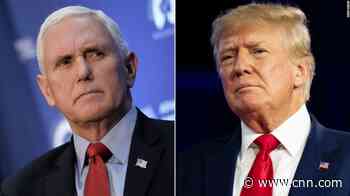 Former VP Pence reacts to Trump's post that he expects to be arrested