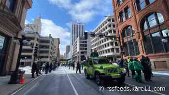 Crowds line the streets of St. Paul for St. Patrick's Day parade