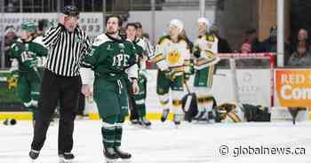 Alberta Golden Bears decline hand shake after University Cup semi-final win