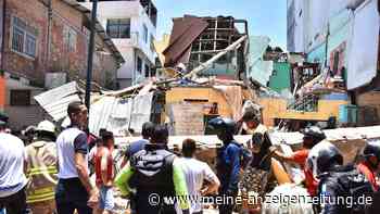 Mindestens 15 Tote bei schwerem Erdbeben in Ecuador und Peru