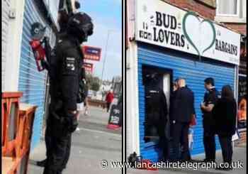 Bud Lovers Bargains in Fleetwood was raided by police