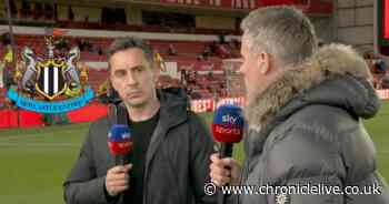 Jamie Carragher and Gary Neville disagree over Newcastle United's Champions League pursuit