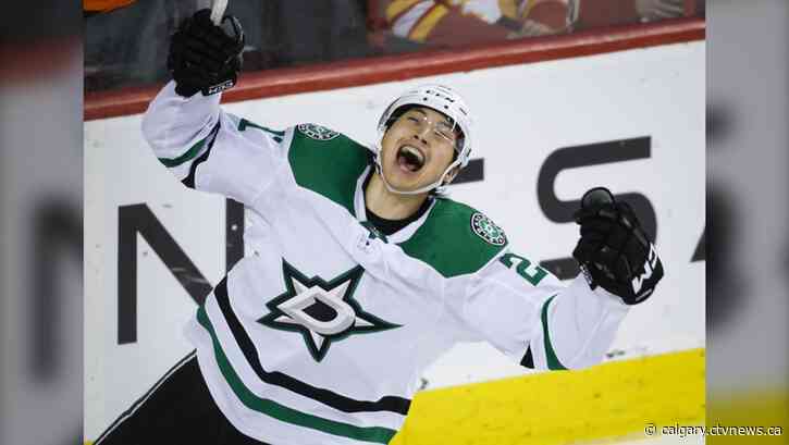 Robertson scores OT winner for Dallas Stars in 6-5 win over Calgary Flames