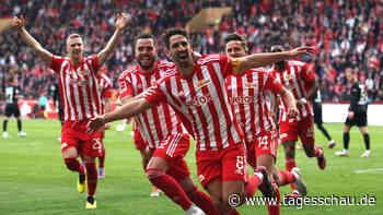 Union Berlin feiert 2:0-Sieg gegen Eintracht Frankfurt