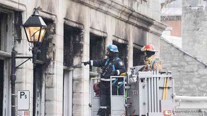 Demolition of Old Montreal building to begin as police search for victims of fire