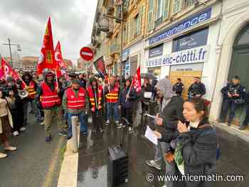 Réforme des retraites: au moins 250 personnes manifestent dans le calme devant la permanence d'Eric Ciotti à Nice
