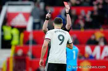 2 Fulham Players, Coach Sent off in Chaos at Man United