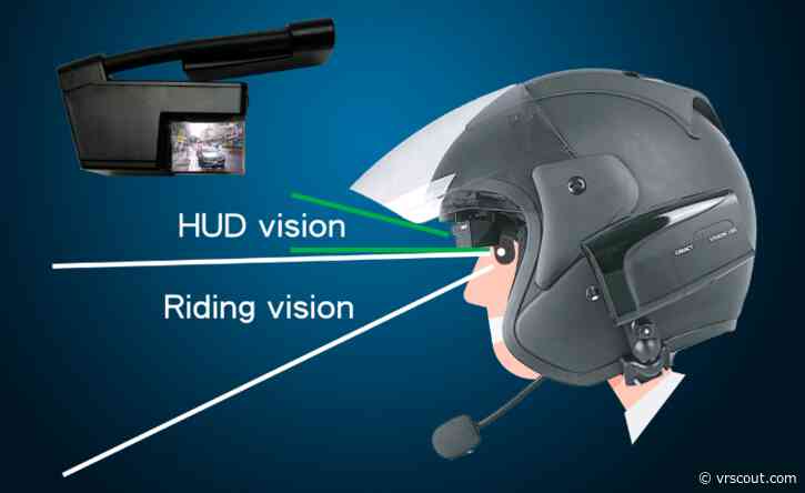 Motorcycle AR Display Lets Riders See Behind Them