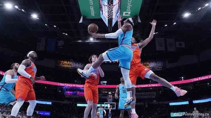 Gilgeous-Alexander scores 40 as Thunder top Suns 124-120