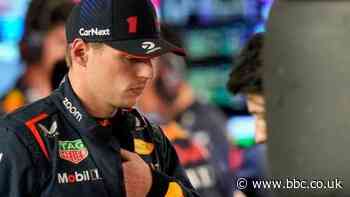 Saudi Arabian Grand Prix qualifying: Sergio Perez on pole as Max Verstappen 15th after issue