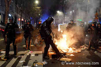 Paris police, protesters clash for third night over Macron’s pension reform