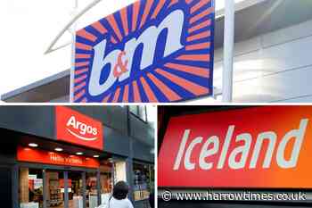 Argos, Iceland, B&M and more to close shops this month