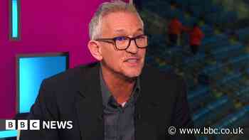 Gary Lineker says 'it's great to be here' on BBC football return