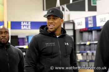 Anthony Joshua auction proceeds going to Watford warm hub