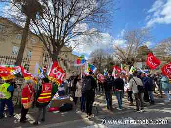 "On veut que cette réforme soit retirée", manifestation bon enfant devant le lycée Amiral de Grasse
