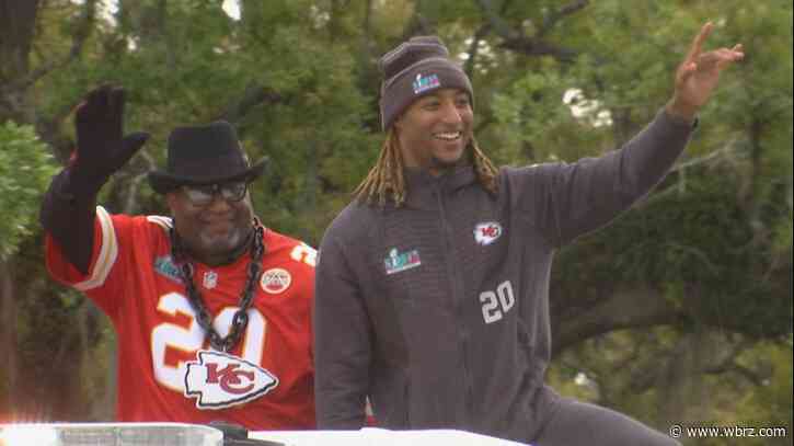 Super Bowl champion Justin Reid parades through Ascension Parish