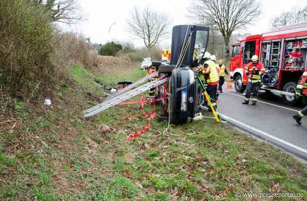 FW-RD: Verkehrsunfall K76 Höhe Schacht-Audorf - Fahrerin wurde verletzt.