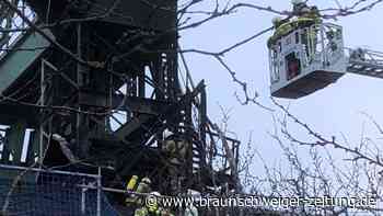 Brand bei Kali und Salz in Grasleben – Feuerwehr vor Ort