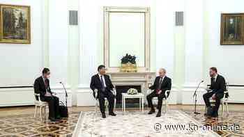 Xi bei Putin in Moskau: Sechs-Gänge-Menü mit Weißlachs, Rentier, Meeresfrüchte, Wachteln