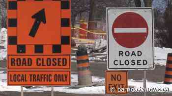 Orillia waterfront project moves into spring with several closures