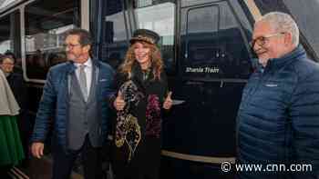 Shania Twain now has a high-tech train named after her. Meet 'Shania Train'