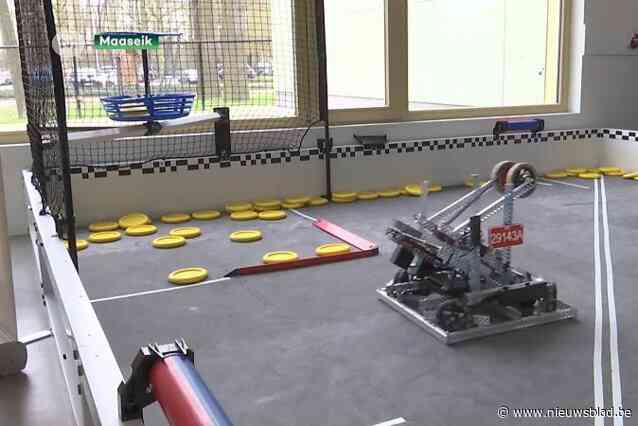 Maaseikse leerlingen naar Dallas met zelfgemaakte robot