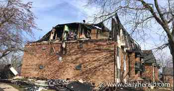 'Everything was left behind': Palatine residents return to scene of devastating condo fire