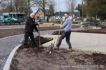 Dorfplatz Sende nimmt Gestalt an