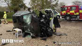 Driver loses control and crashes car in Chelmsford