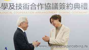 Wissenschaftskooperation mit Taiwan vereinbart