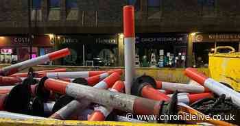 Gosforth High Street bollards finally removed after lining busy route for more than two years