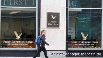 First Republic: Angeschlagene US-Regionalbank bleibt trotz Milliardenhilfe angeschlagen
