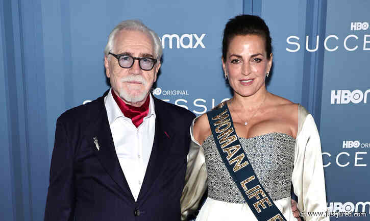 Brian Cox Expresses Support for Women of Iran as Wife Nicole Wears 'Woman Life Freedom' Sash to 'Succession' Premiere