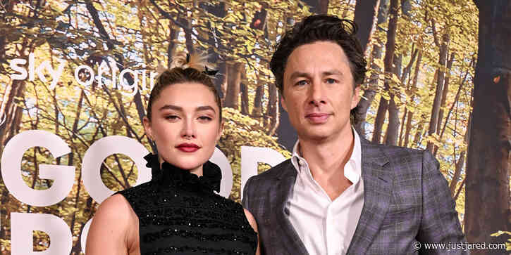 Zach Braff & Ex Florence Pugh's Family Grab a Bite in New York City Ahead of 'A Good Person' NYC Premiere