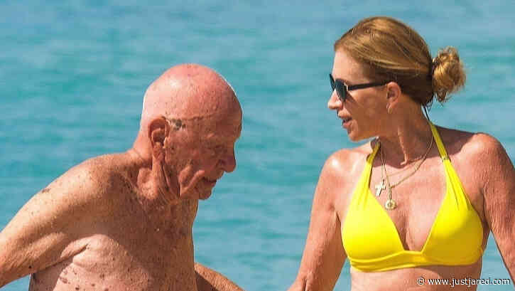 Rupert Murdoch, 92, & New Fiancee Ann Lesley Smith, 66, Were Spotted at the Beach Just a Couple Months Ago (Photos)