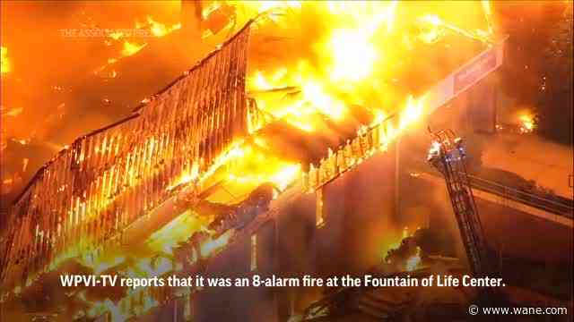 Huge fire destroys New Jersey church, draws 150 firefighters