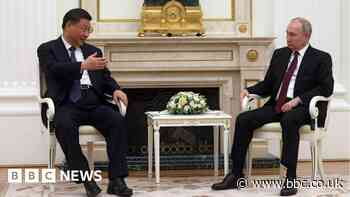 The 'dear' friendship of Putin and Xi... in 62 seconds