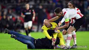 PSV Eindhoven: Fan given 40-year stadium ban for attack on Sevilla goalkeeper Marko Dmitrovic
