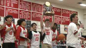 Denver East celebrates state championship basketball team