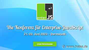 heise-Angebot: JavaScript-Konferenz enterJS 2023: Die sieben Workshop-Termine stehen fest