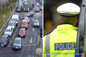 Woman 'falls from height' over A406 North Circular, Finchley