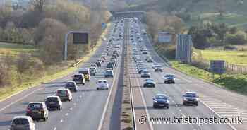 Live: M32 lane reopens after emergency pot hole repairs