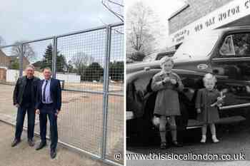 Two Enfield brothers recreate Windmill Hill childhood photo
