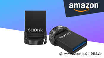Amazon: Kompakter USB-Stick mit 128 GB von SanDisk für unter 10 Euro