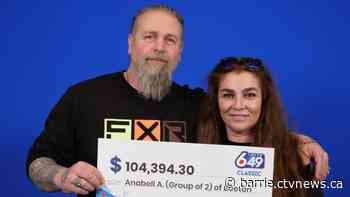 Simcoe County couple claims over $104K with winning lottery ticket