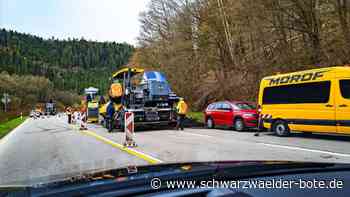 Sperrung im Teinachtal: Zufahrtsrampen noch bis Ende März zu