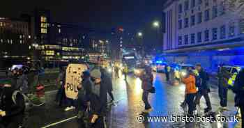 Bristol protest in pictures after hundreds gather outside Bridewell police station